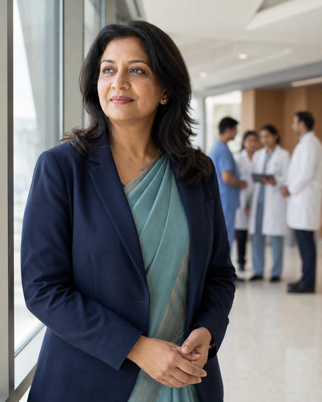 Portrait of a senior clinical leader